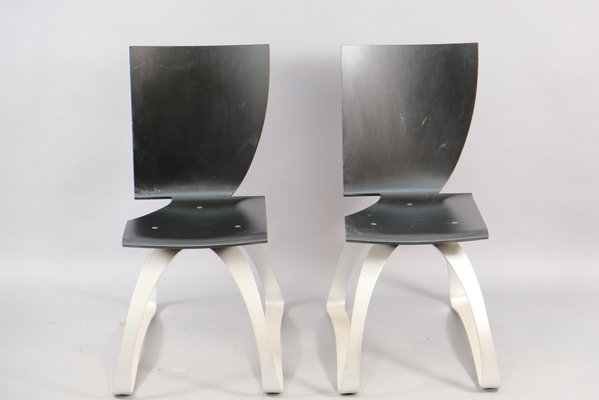 Asymetrical Chairs from Wilde + Spieth, Set of 2-CIP-827563