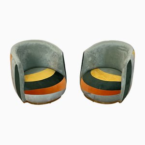 Asymmetrical Armchairs, 1990s, Set of 2-BEW-1773387