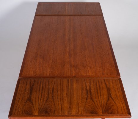 AT-312 Dining Table in Teak by Hans J. Wegner for Andreas Tuck, Denmark, 1950s-ZGQ-1289902