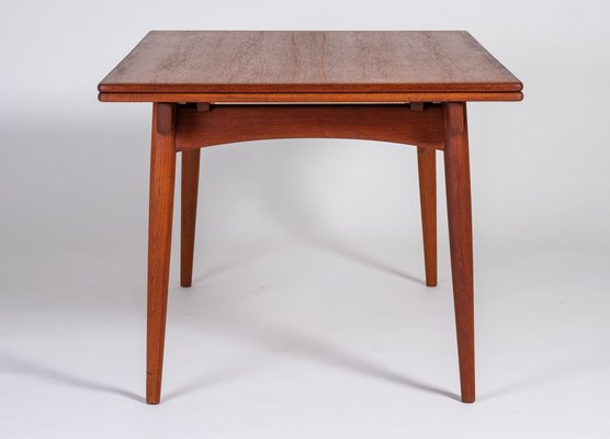 AT-312 Dining Table in Teak by Hans J. Wegner for Andreas Tuck, Denmark, 1950s-ZGQ-1289902