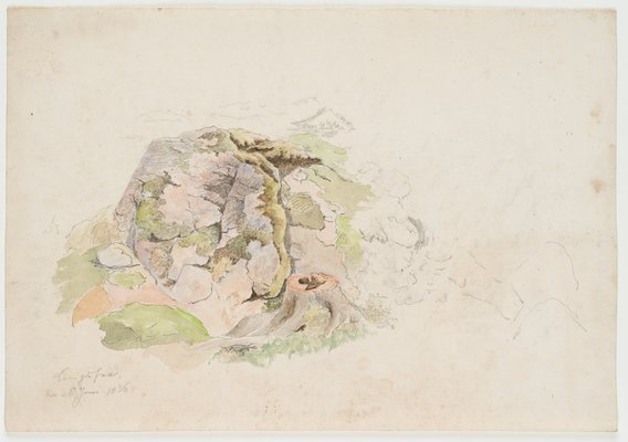 At Knigssee near Berchtesgarden in Bavaria, 1836, Pencil-OJR-1273298