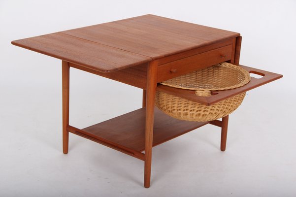 AT33 Sewing Table by Hans J. Wegner for Andreas Tuck, Denmark-DQ-974787