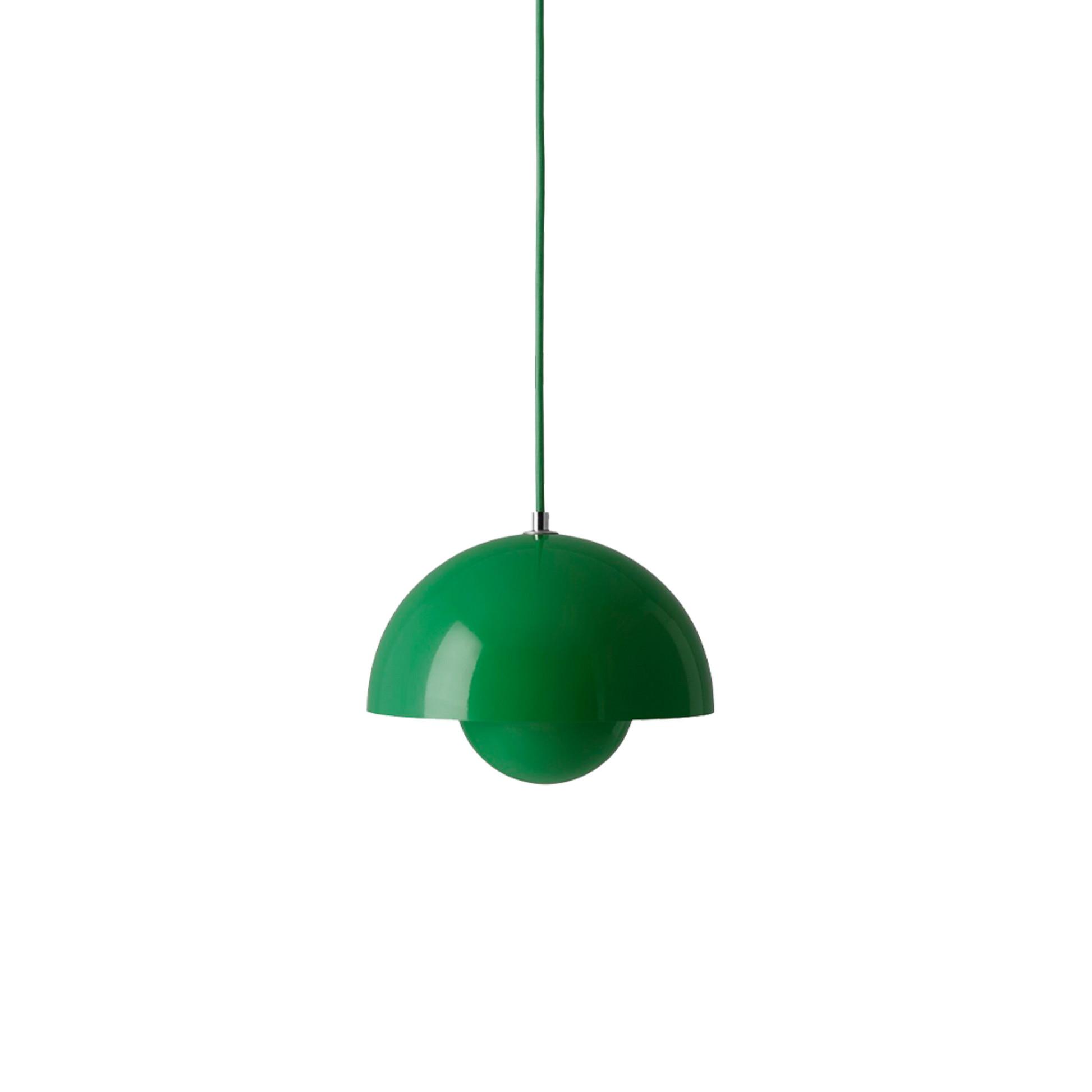 Flowerpot VP1 Pendant Lamp by &tradition #Signal Green