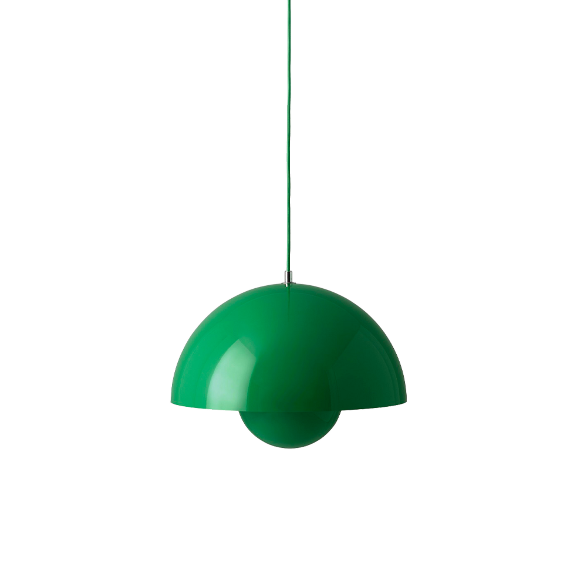 Flowerpot VP7 Pendant Lamp by &tradition #Signal Green