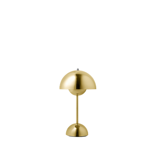Flowerpot VP9 Table Lamp Portable by &tradition #Brass Plated