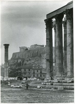 Athens Acropolis Temple of Zeus, 1955-DYV-701125