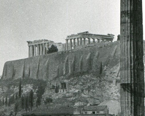 Athens Acropolis Temple of Zeus, 1955-DYV-701125