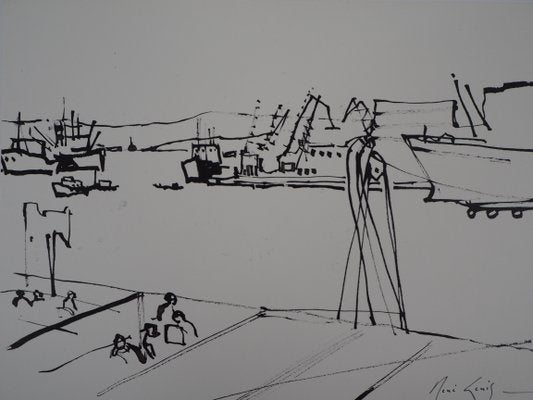 Athens Drawing by René Genis, 1978-KHH-544271