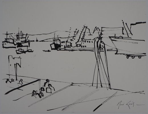 Athens Drawing by René Genis, 1978-KHH-544271