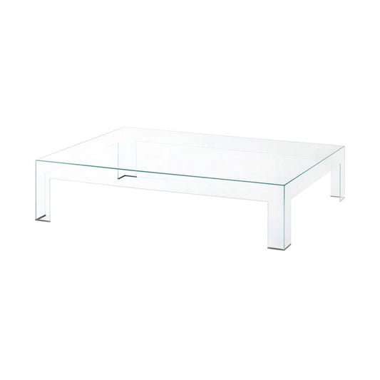 Atlantis - Low Rectangular Crystal Coffee Table by Glas Italia