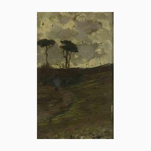 Attilio Pratella, Landscape, Oil Painting, Early 20th Century-ZCI-1788906