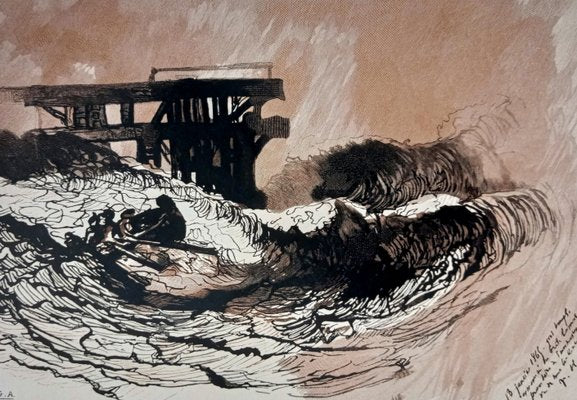 Aubert, Victor Hugo: La Vague, 1925, Engraving-NRC-1384484