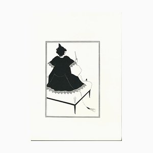 Aubrey Vincent Beardsley, Salome Mistress Orchestra, Lithograph, 1970-ZCI-884334