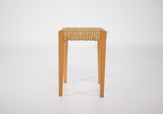 Audoux-Minet Rope Stool, 1950s-OWS-1769358