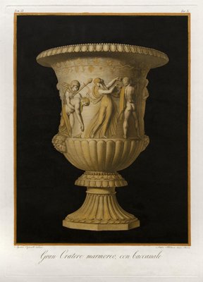 Augustine Tofanelli, Great Crater Marble, with Bacchanal, Etching, 1821-ZCI-915378