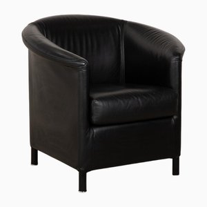 Aura Leather Armchair in Black from Wittmann-RQW-2036314