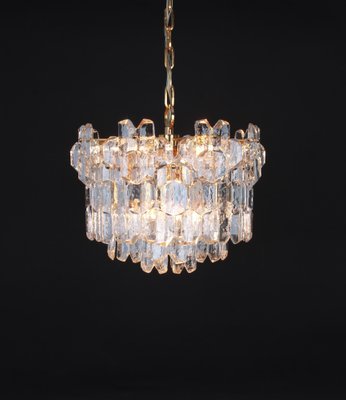 Austria Gilt Brass Murano Glass Chandelier from Kalmar, 1970s-UGR-1085516