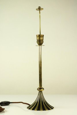 Austrian Art Deco Brass Table Lamp from Richard Rohac, 1930s-FUP-694361