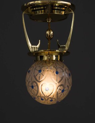 Austrian Art Deco Ceiling Lamp, 1920s-SPD-866248