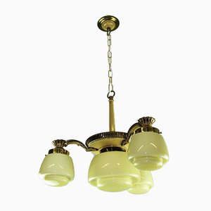 Austrian Art Deco Chandelier, 1930s-ZWH-776170