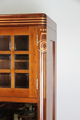 Austrian Art Nouveau Cabinet in Mahogany by August Ungethüm, 1900-TQA-1322068