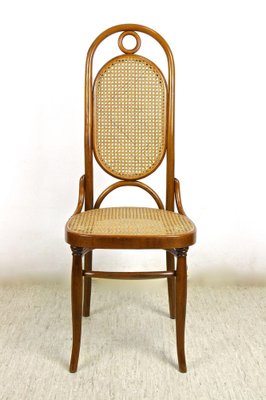 Austrian Art Nouveau Chairs with Table in Bentwood from Thonet, 1915, Set of 5-TQA-1385914