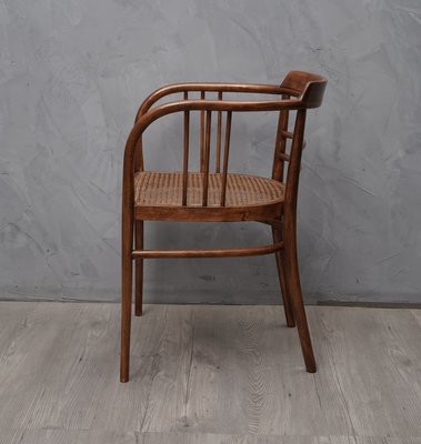 Austrian Art Nouveau Curved Beechwood Chair from Thonet, 1910s-UH-802039