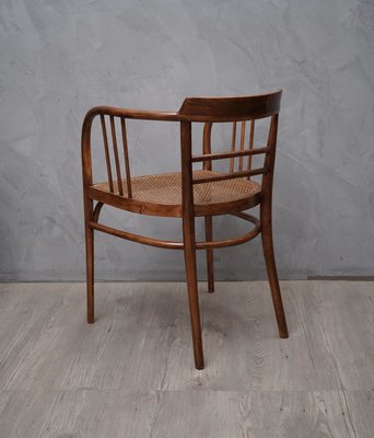 Austrian Art Nouveau Curved Beechwood Chair from Thonet, 1910s-UH-802039