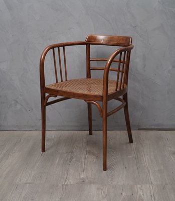 Austrian Art Nouveau Curved Beechwood Chair from Thonet, 1910s-UH-802039