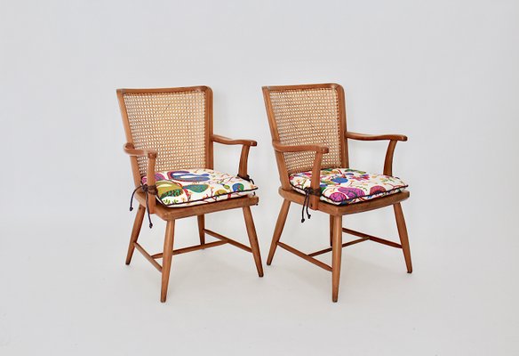 Austrian Ashwood Armchairs by Josef Frank, 1920s, Set of 2-NB-569018