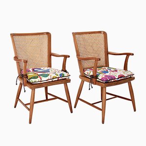 Austrian Ashwood Armchairs by Josef Frank, 1920s, Set of 2-NB-569018