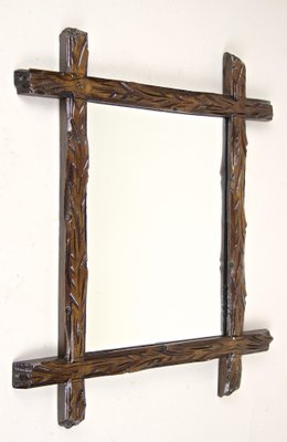 Austrian Black Forest Wall Mirror, 1880s-TQA-1322104