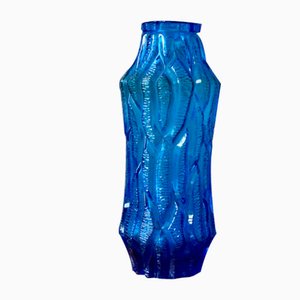 Austrian Blue Glass Vase, 1960s-AIU-1058059