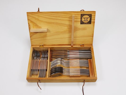 Austrian Boxed Flatware Cutlery for Six People, 1950s, Set of 30-MWV-1823397