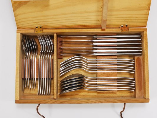 Austrian Boxed Flatware Cutlery for Six People, 1950s, Set of 30-MWV-1823397