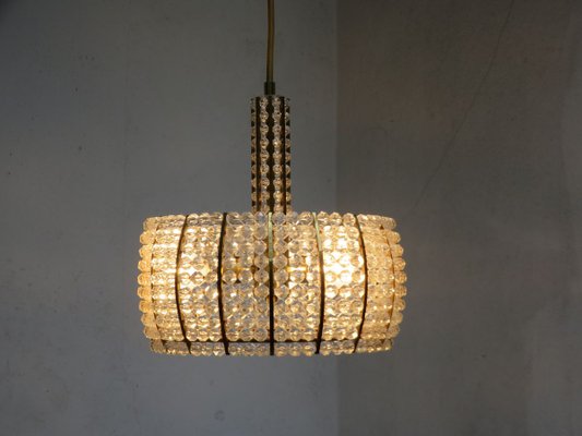 Austrian Brass and Acrylic Ceiling Lamp by Emil Stejnar for Rupert Nikoll, 1960s-EY-627413