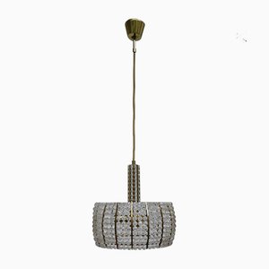 Austrian Brass and Acrylic Ceiling Lamp by Emil Stejnar for Rupert Nikoll, 1960s-EY-627413