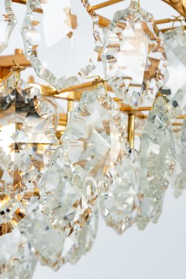 Austrian Brass and Crystal Glass Chandelier from Bakalowits, 1960s-UGR-1099382