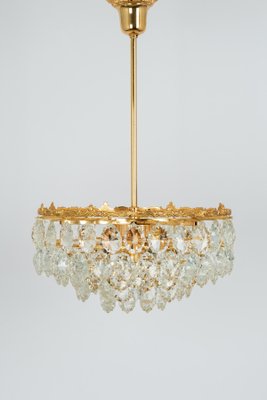 Austrian Brass and Crystal Glass Chandelier from Bakalowits, 1960s-UGR-1099382