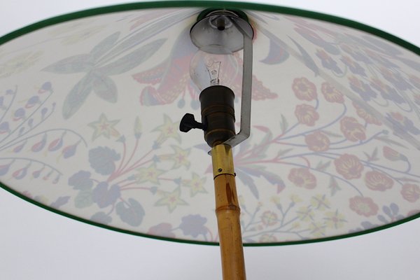 Austrian Brass Bamboo Claw Foot Floor Lamp from J.T.Kalmar, 1950s-NB-655128