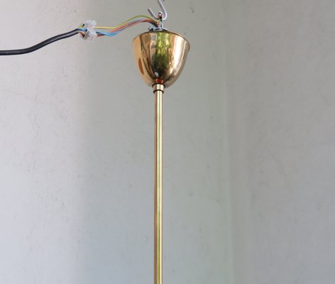 Austrian Brass Ceiling Lamp, 1950s-EY-685295