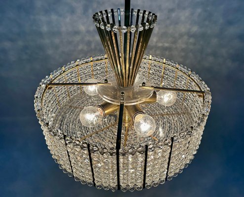 Austrian Brass Ceiling Light by Emil Stejnar for Rupert Nikoll, 1950s-JP-1787830