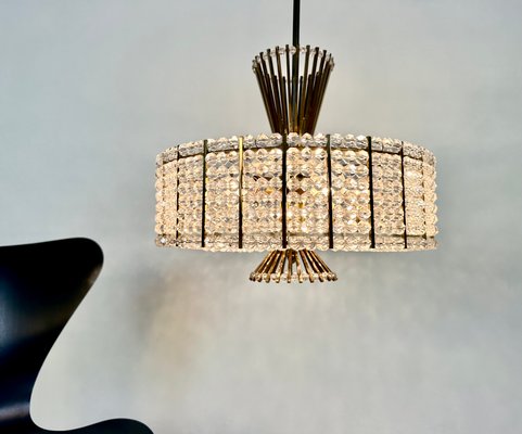 Austrian Brass Ceiling Light by Emil Stejnar for Rupert Nikoll, 1950s-JP-1787830