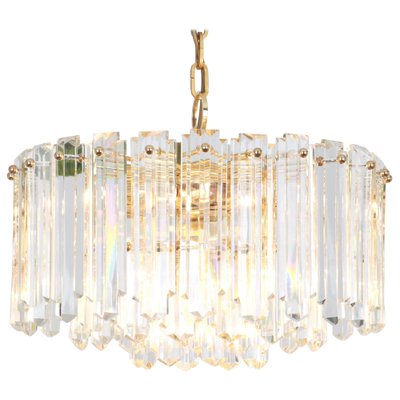 Austrian Brass Crystal Glass Light Fixture by Floria for Kalmar, 1970-UGR-1085527