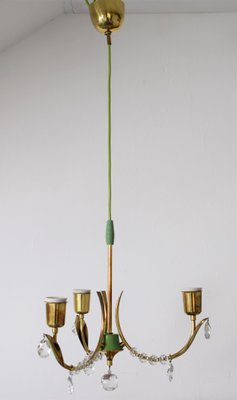 Austrian Ceiling Lamp from Rupert Nikoll, 1950s-VA-860586