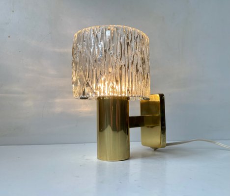 Austrian Crystal and Gilt Brass Wall Sconce by Hags, 1960s-LCR-1395935