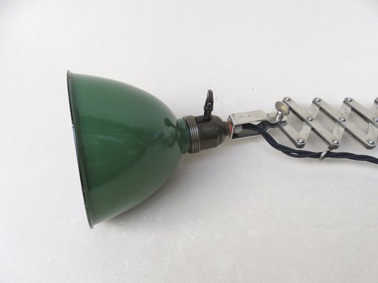 Austrian Enamelled & Chrome-Plated Gate Light, 1930s-EY-1279821