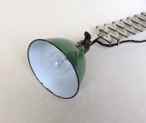 Austrian Enamelled & Chrome-Plated Gate Light, 1930s-EY-1279821