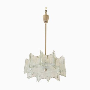 Austrian Frosted Glass Chandelier by J. T. Kalmar for Kalmar, 1960s-SPD-978454