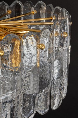 Austrian Gilt Brass Crystal Glass Light Fixture from Kalmar, 1970-UGR-1093006